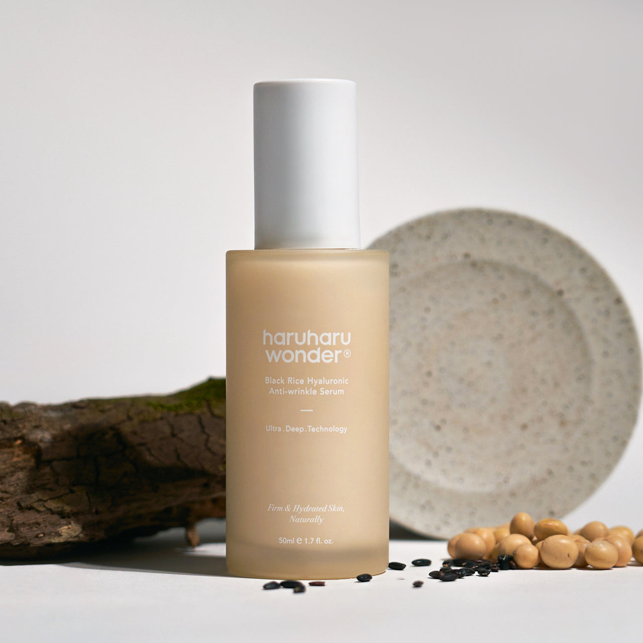 هاروهارو وندر سيروم حمض الهيالورونيك المضاد للتجاعيد بخلاصة الأرز الأسود - 50 مل