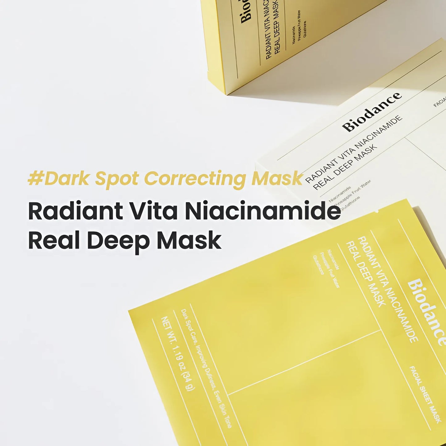 Biodance Radiant Vita Niacinamide Real Deep Mask (1 Sheet)