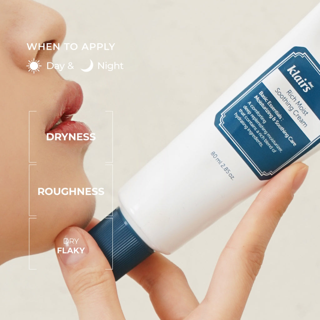 Dear, Klairs – Rich Moist Soothing Cream – 80g