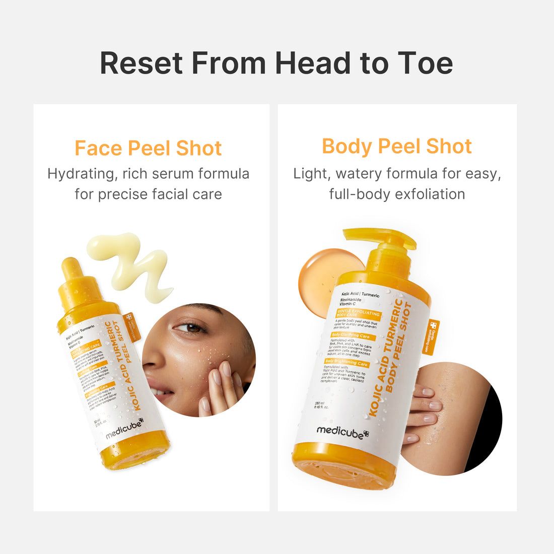 Medicube Kojic Acid Turmeric Body Peel Shot - 280ml
