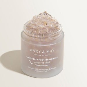 MARY & MAY: CALENDULA PEPTIDE AGELESS SLEEPING MASK