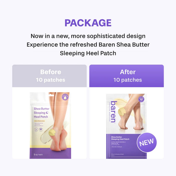 Baren Shea Butter Sleeping Heel Patch