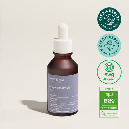 Mary & May - 6 Peptide Complex Serum 30ml