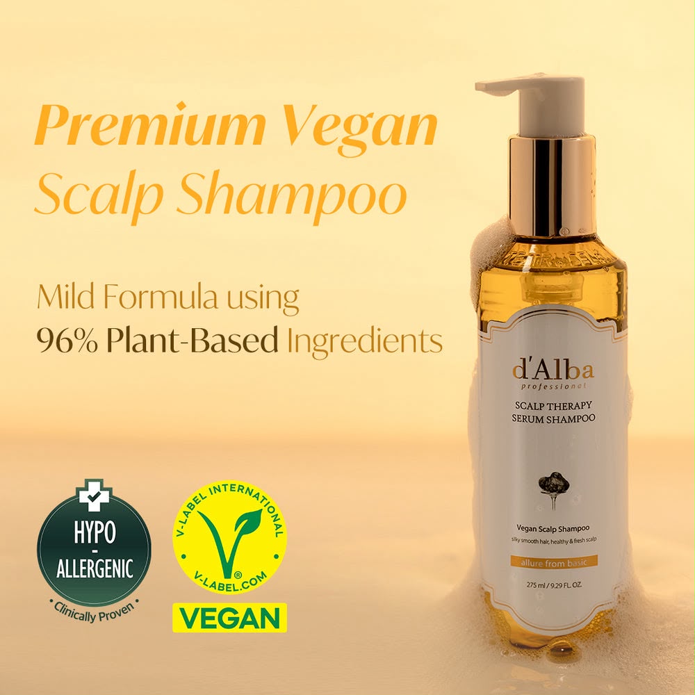 d'Alba Professional Scalp Therapy Serum Shampoo – 275ml