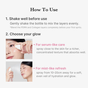 Medicube PDRN Pink Collagen Glow Jelly Mist Serum – 100ml