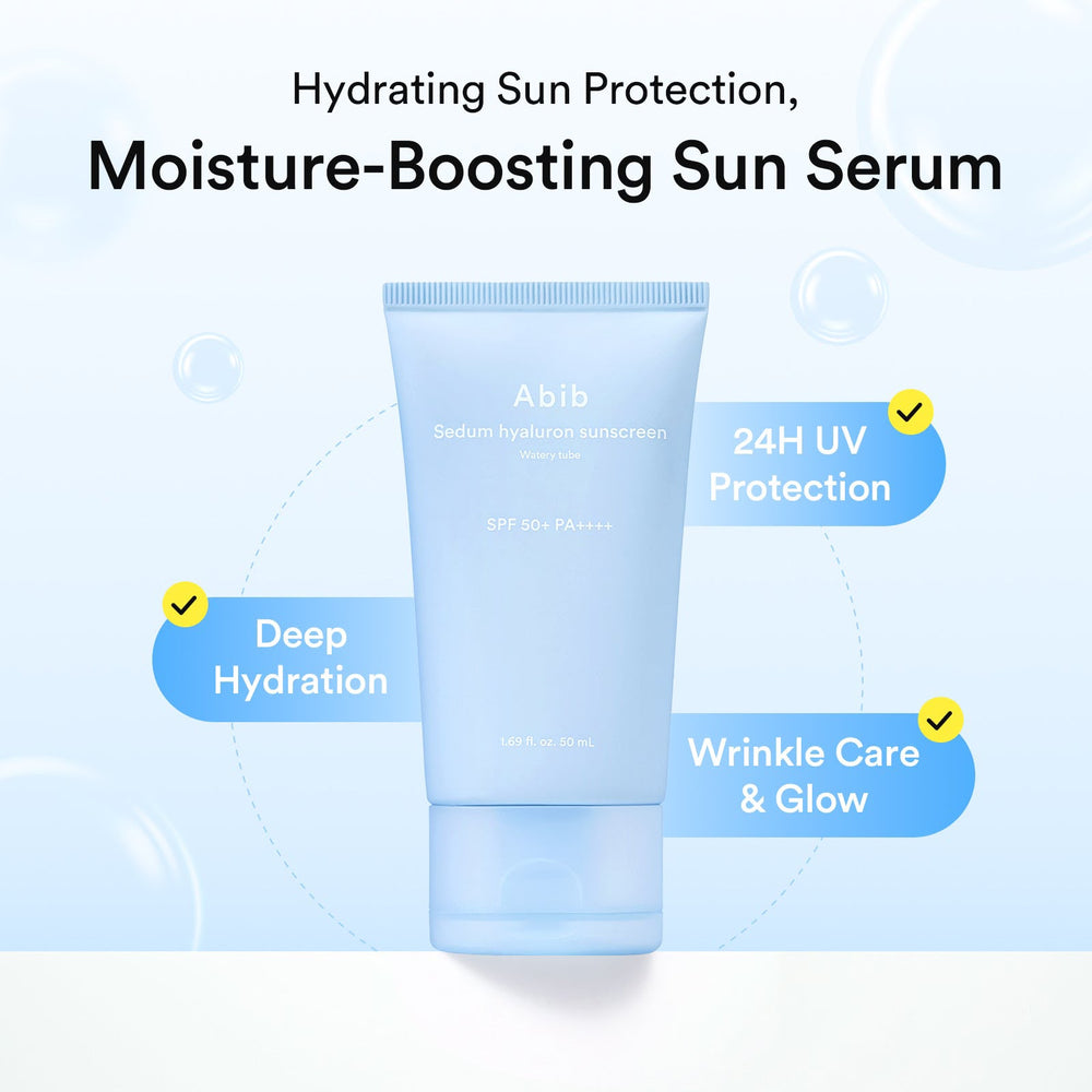 Abib Sedum Hyaluron Sunscreen Watery Tube SPF50+ PA++++ – 50ml