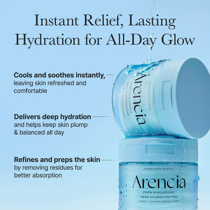 Arencia PDRN Hyaluronic Deep Hydration Pad – 200ml (90 Pads)