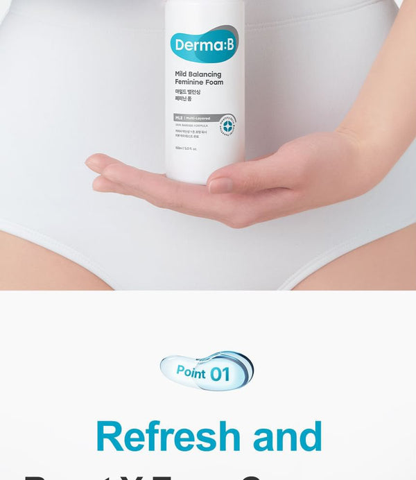 Derma:B Mild Balancing Feminine Foam – 150ml