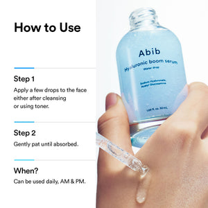 Abib Hyaluronic Boom Serum Water Drop – 50ml