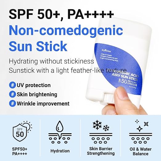 Isntree Hyaluronic Acid Airy Sun Stick SPF50+ PA++++ – 22g