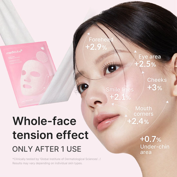 Medicube PDRN Pink Tension Up Mask – 4 Sheets