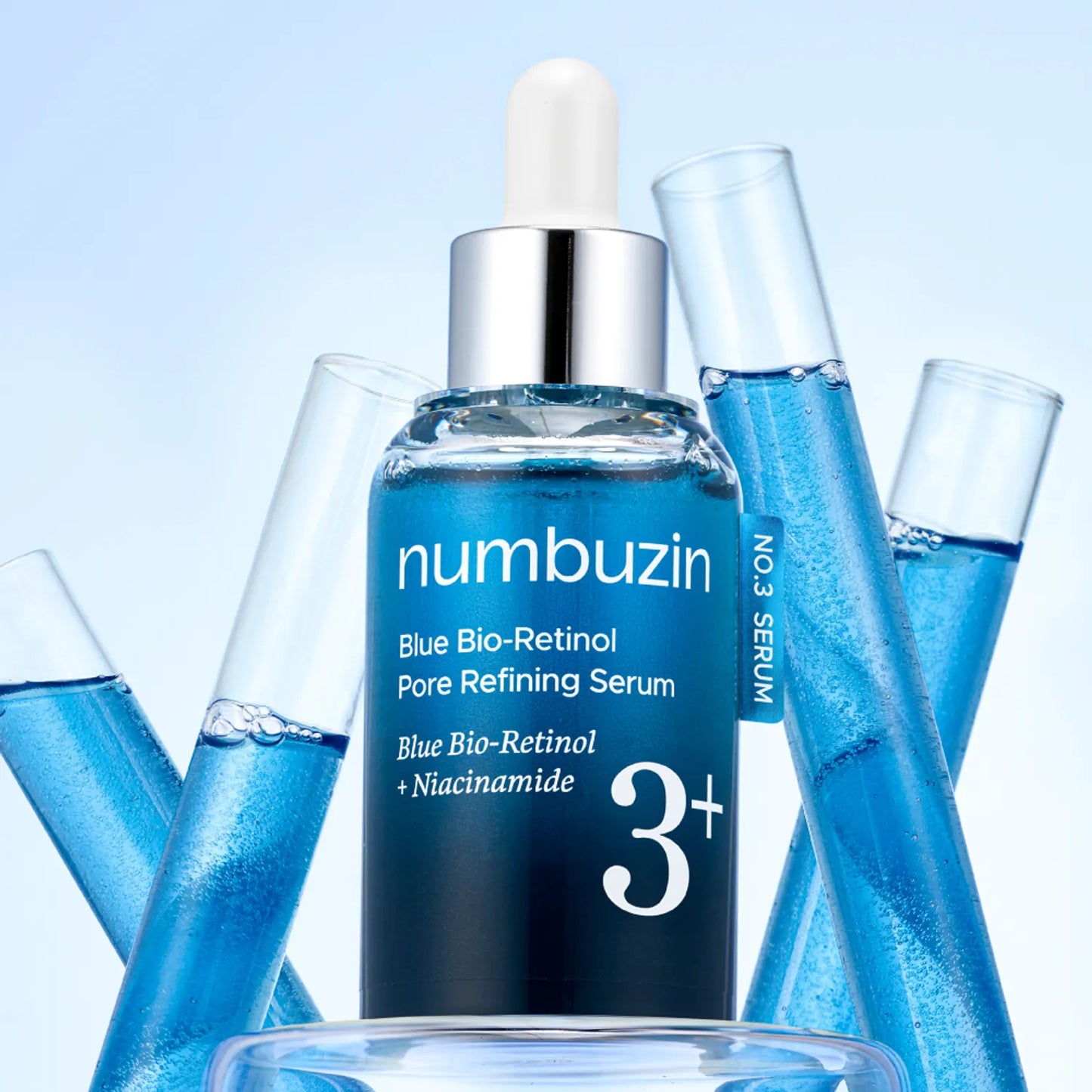 Numbuzin No.3 سيروم بلو بايو ريتينول لتنقية المسام – 50 مل