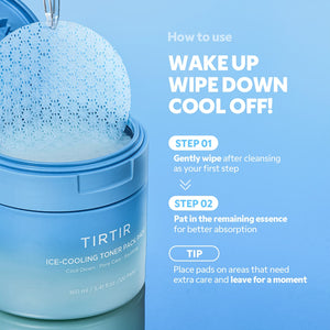 TIRTIR Ice-Cooling Toner Pack Pads – 160ml