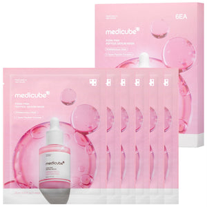 Medicube PDRN Pink Peptide Serum Mask – 23ml × 6 Sheets