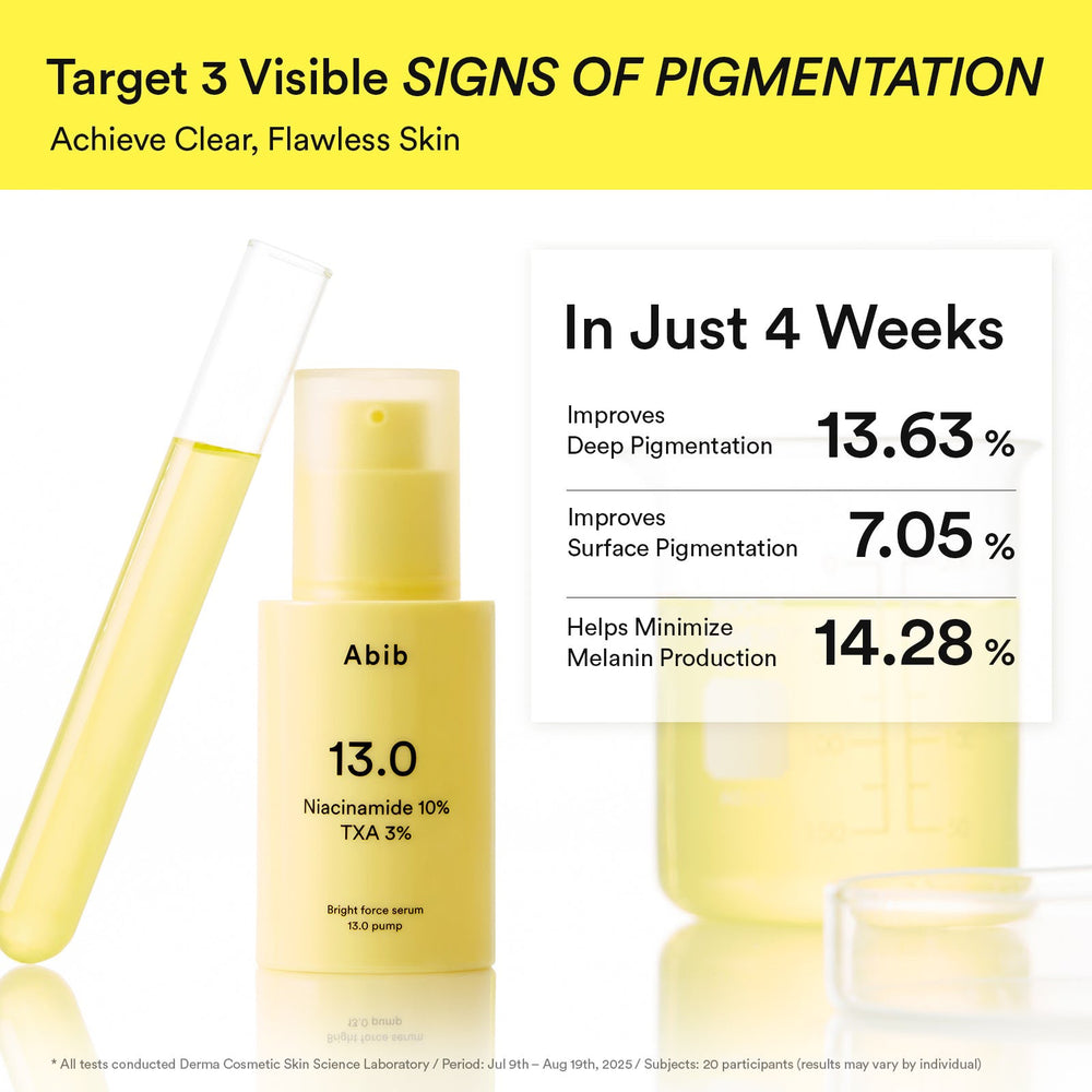 Abib 13.0 Niacinamide 10% TXA 3% Bright Force Serum – 30ml