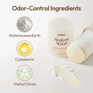 KUNDAL Modern Wood Deodorant Stick – 31g