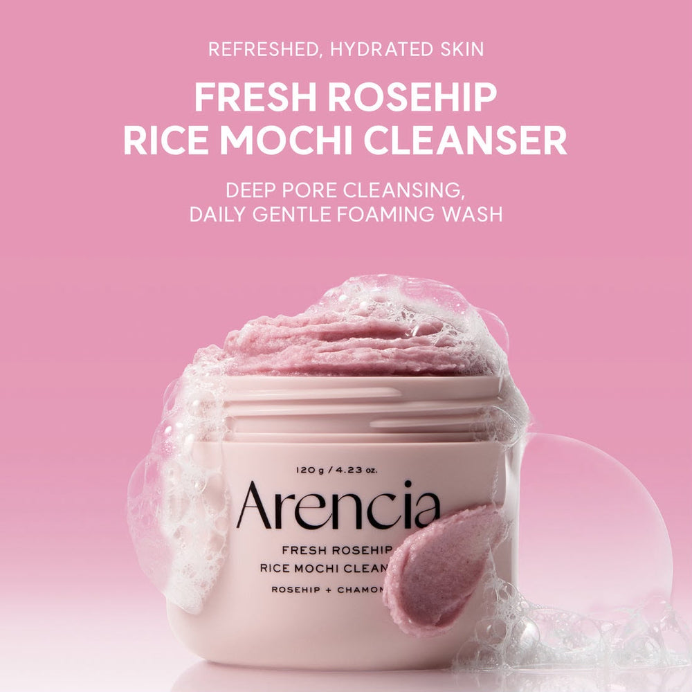 Arencia Fresh Rosehip Rice Mochi Cleanser