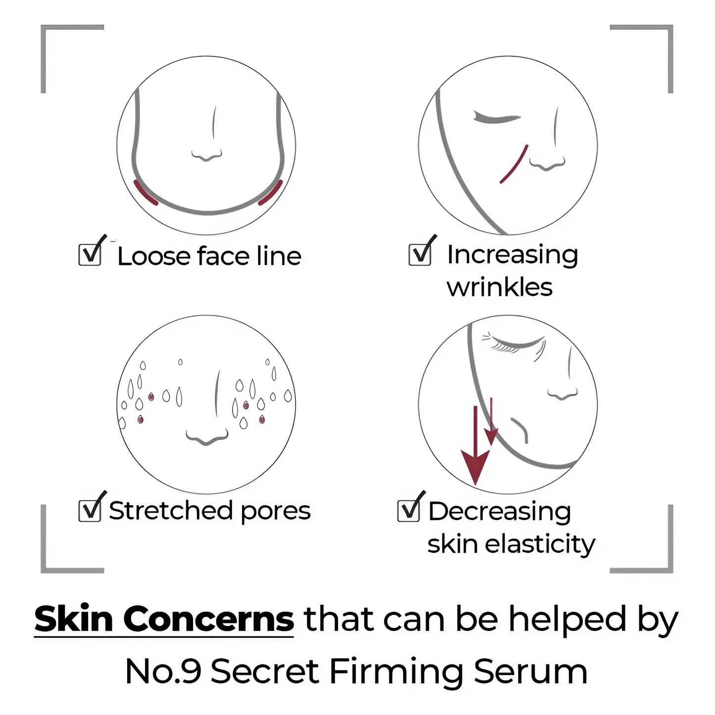 Numbuzin No.9 Secret Firming Serum - 50ml