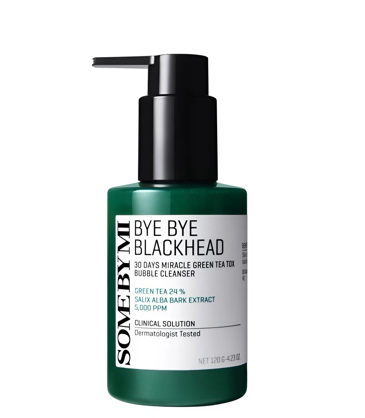 Some By Mi – Bye Bye Blackhead 30 Days Miracle Green Tea Tox Bubble Cleanser (120g)