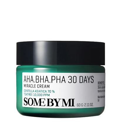 كريم شجرة الشاي المعجزة من Some By Mi AHA BHA PHA 30 Days Miracle Cream (60 جرام)