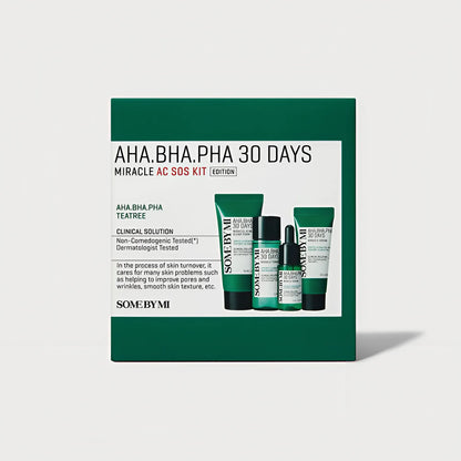 مجموعة Some By Mi AHA BHA PHA Miracle AC SOS لمدة 30 يومًا