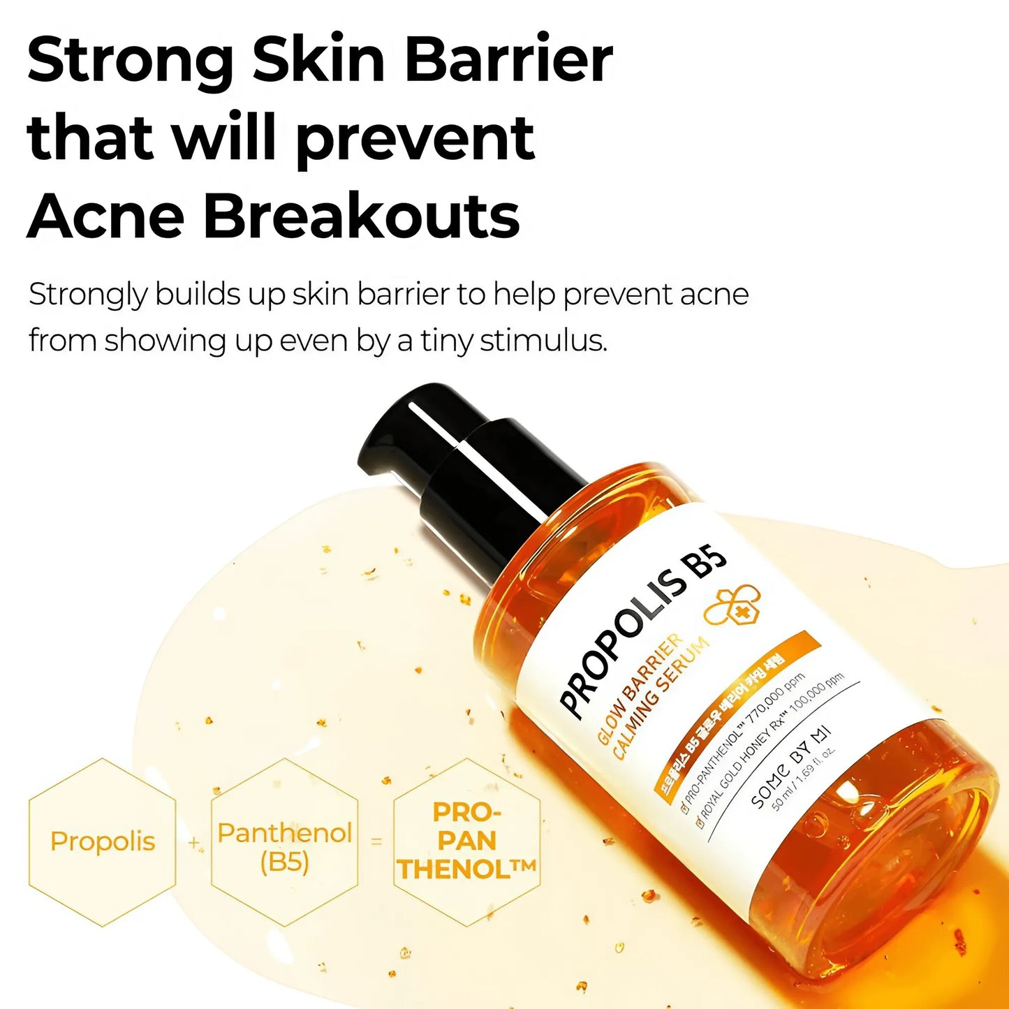 Some By Mi Propolis B5 Glow Barrier Calming Serum - 50ml