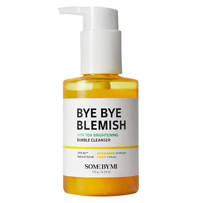 Some By Mi Bye Bye Blemish Vita Tox Brightening Bubble Cleanser – 120g