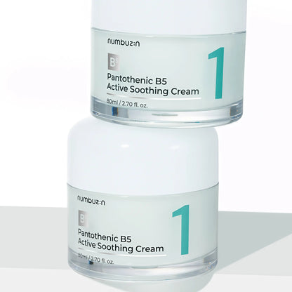 Numbuzin No.1 Pantothenic B5 Active Soothing Cream – 80ml