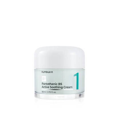 Numbuzin No.1 Pantothenic B5 Active Soothing Cream – 80ml