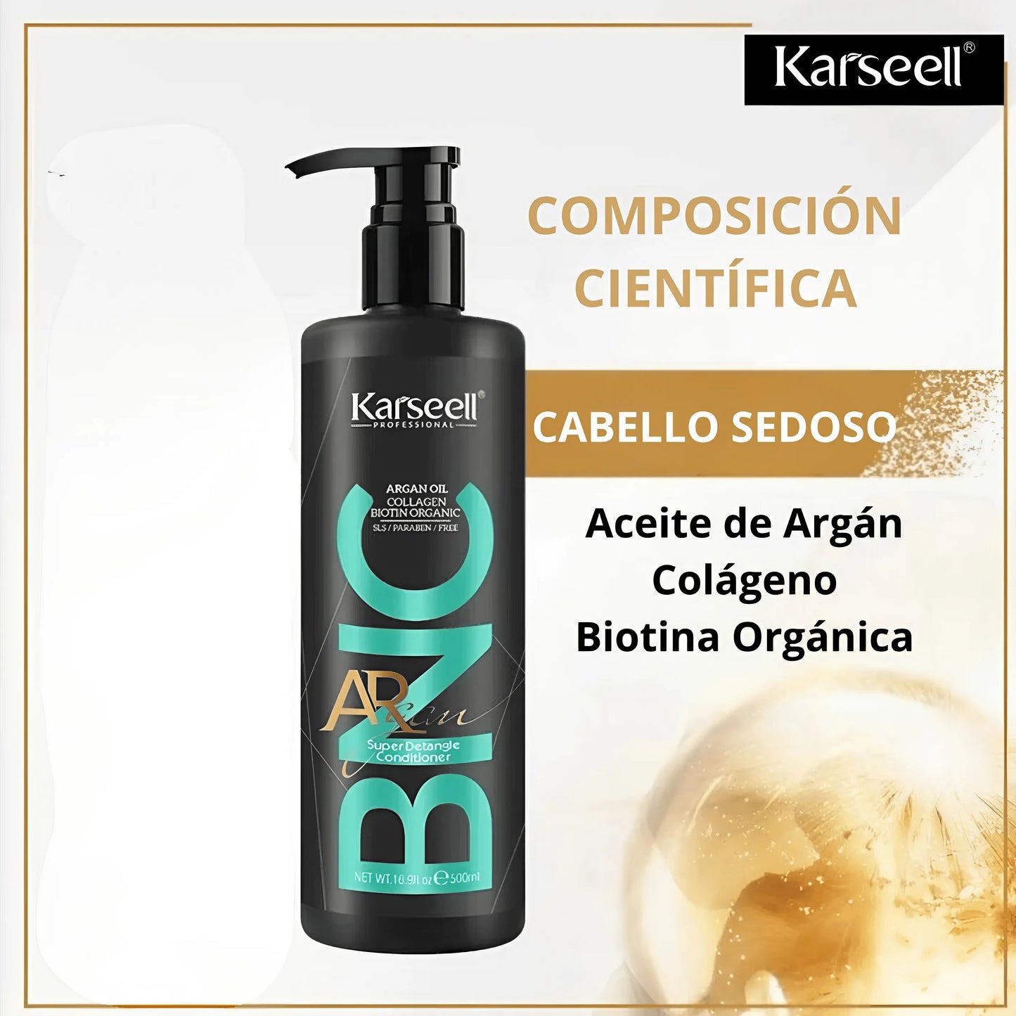 Karseell BNC Argan Super Detangle Conditioner – 500ml