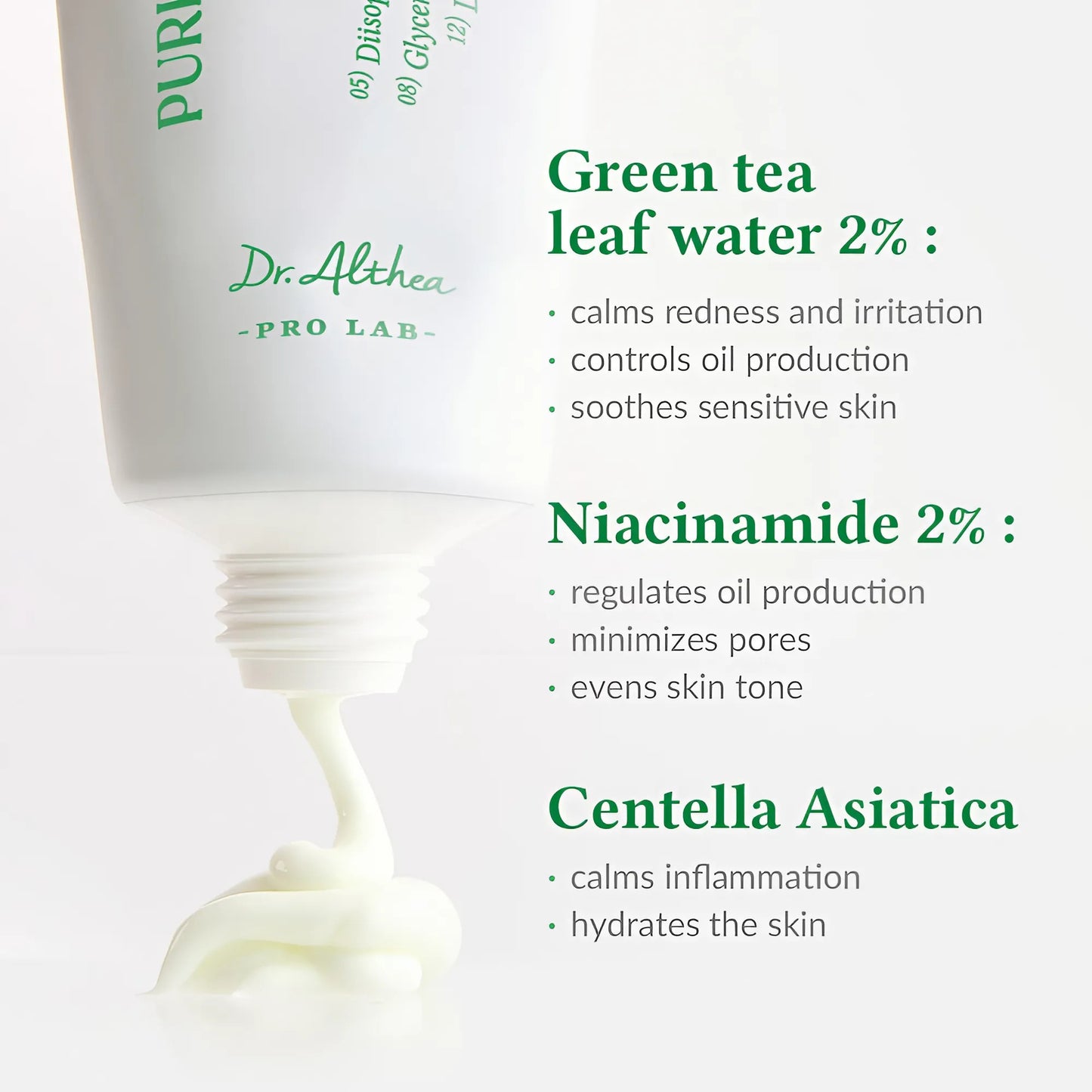 DR. ALTHEA Purifying Green Tea Sunscreen – SPF 50+ PA++++