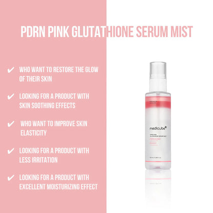 Medicube PDRN Pink Glutathione Serum Mist – 100ml