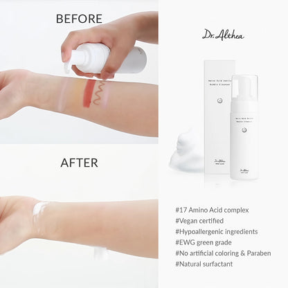 منظف ​​الفقاعات اللطيف بالأحماض الأمينية من دكتور ألثيا - 140 مل