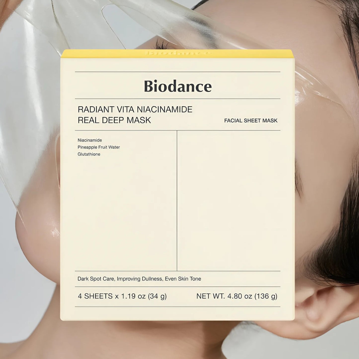 Biodance Radiant Vita Niacinamide Real Deep Mask (1 Sheet)