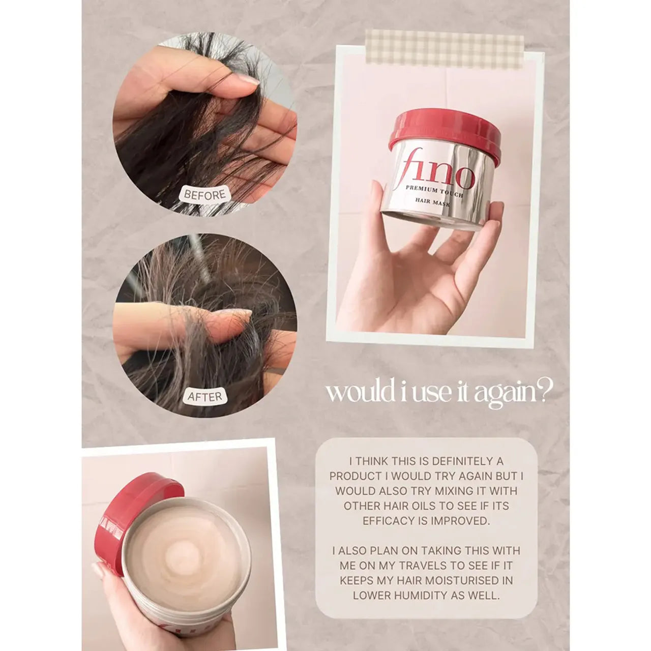 Shiseido Fino Premium Touch Hair Treatment Mask - 230g