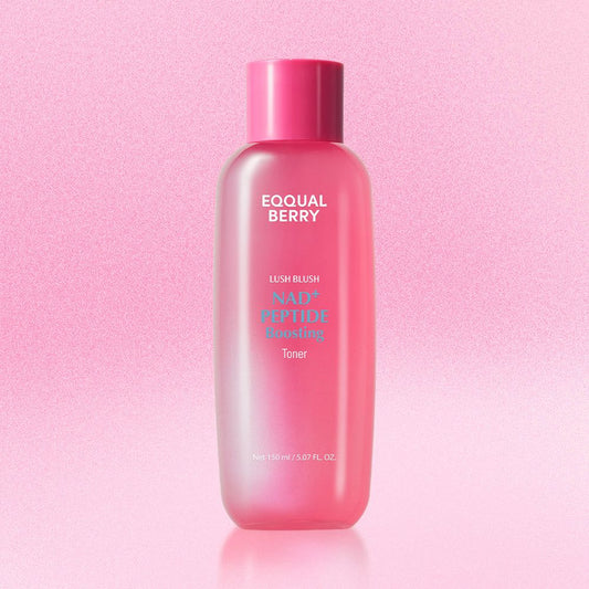 EQQUALBERRY Lush Blush NAD+ Peptide Boosting Toner – 150ml