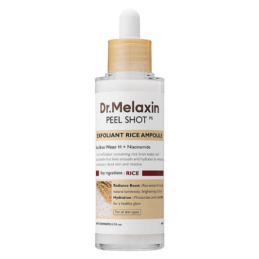 Dr.Melaxin Peel Shot Exfoliating White Rice Ampoule - 80ml