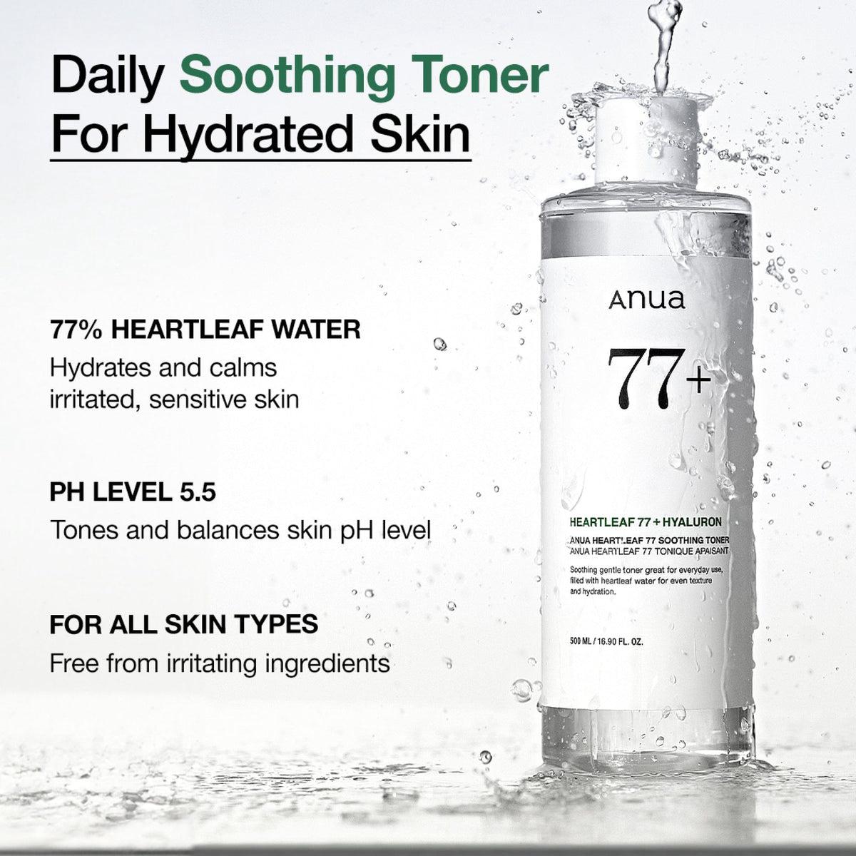 Anua Heartleaf 77+ Soothing Toner - 250ml