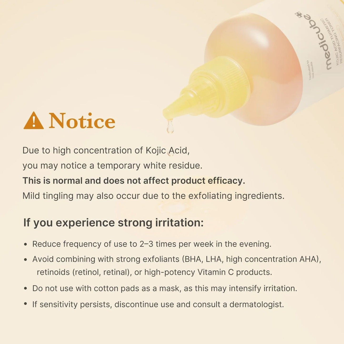 Medicube Kojic Acid Turmeric Resurfacing Toner – 150ml