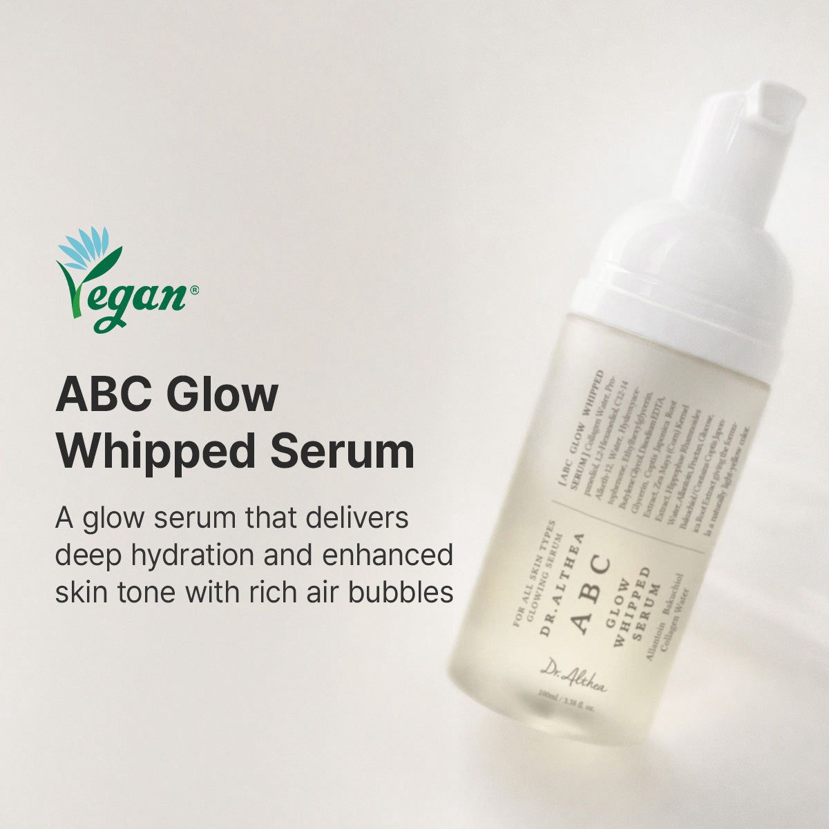 Dr. Althea ABC Glow Whipped Serum – 100ml