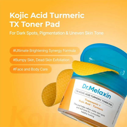 Dr.Melaxin TX-Kojic Acid Turmeric Toner Pad - 190ml (70 pads)