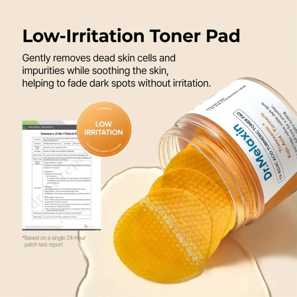 Dr.Melaxin TX-Kojic Acid Turmeric Toner Pad - 190ml (70 pads)