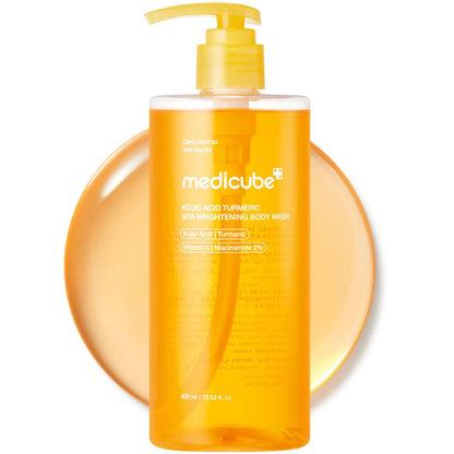 Medicube Kojic Acid Turmeric Vita Brightening Body Wash - 400ml