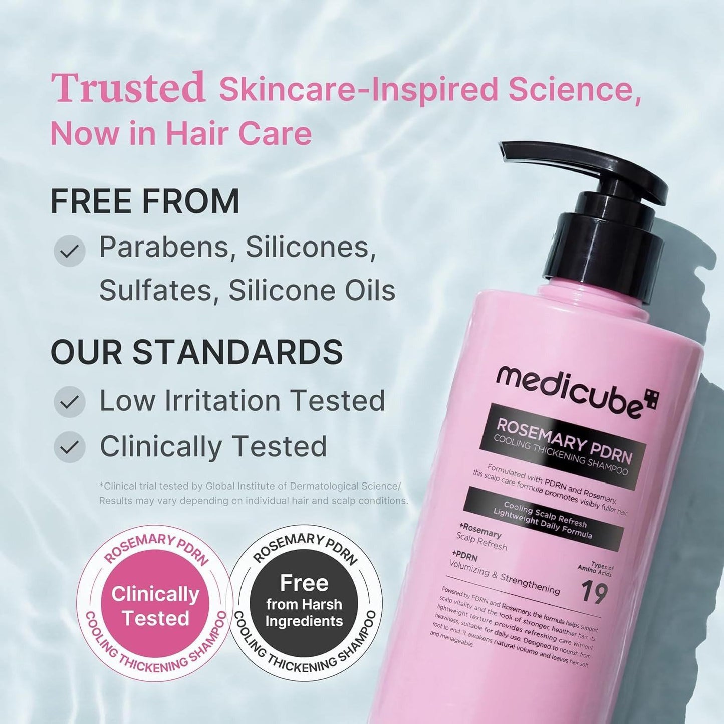 Medicube Rosemary PDRN Cooling Thickening Shampoo -400ml