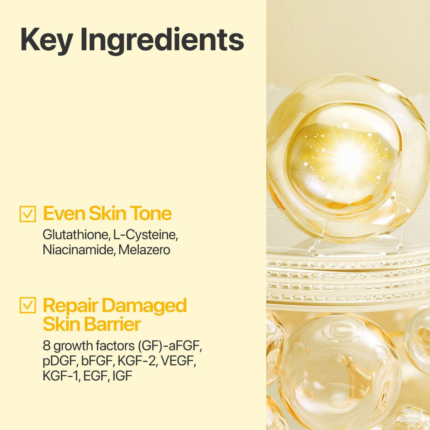 Numbuzin No.5+ Vitamin Glutathione Dark Spot Laser Cream - 50ml