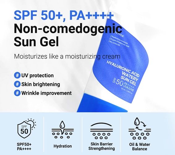 Isntree Hyaluronic Acid Watery Sun Gel SPF50+ PA++++ – 50ml