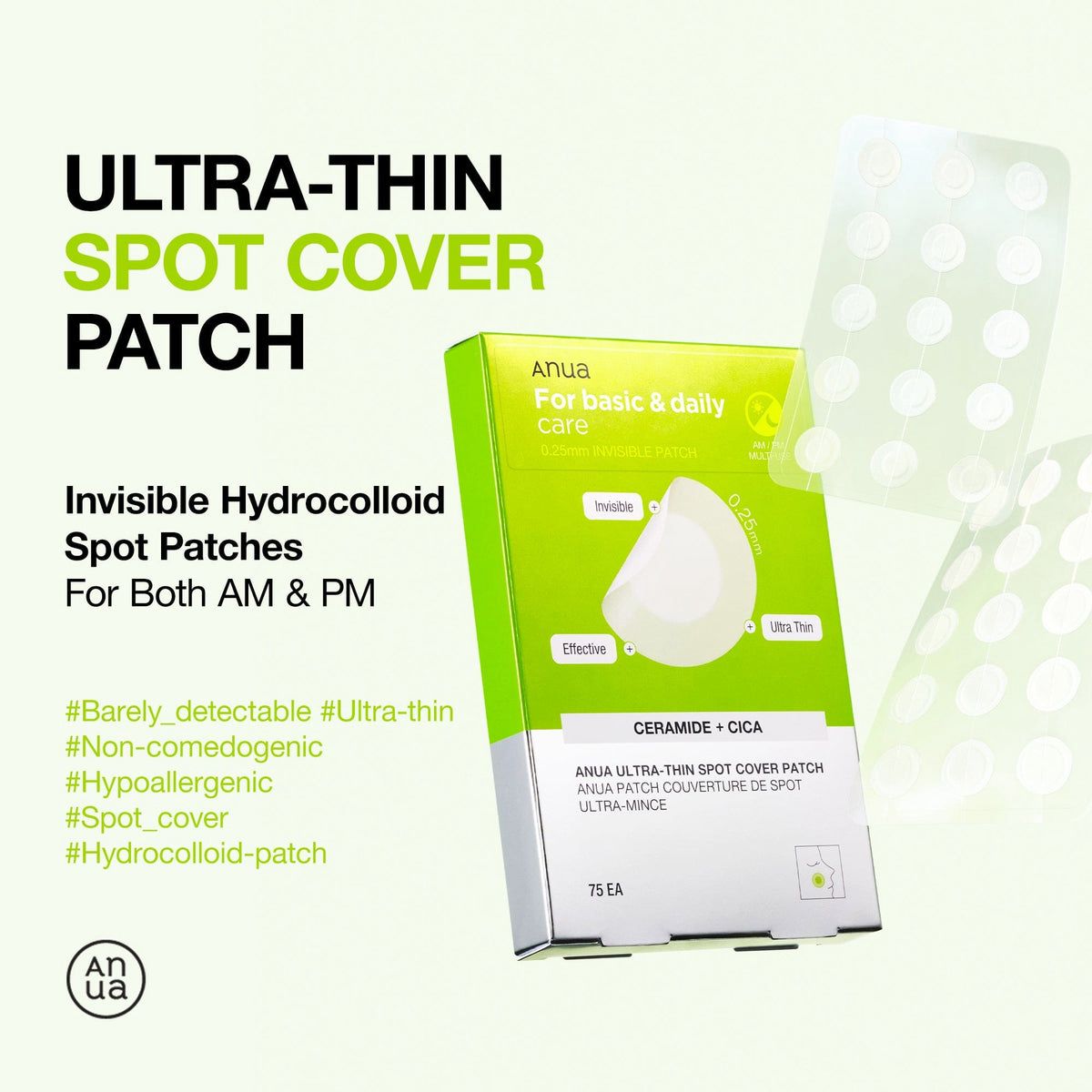 Anua Ultra-Thin Spot Cover Patch – 75 Patches