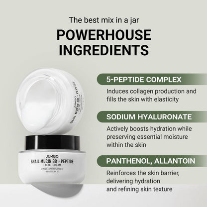 Jumiso Snail Mucin 88 + Peptide Facial Cream – 100ml