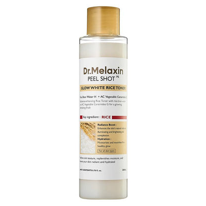 Dr.Melaxin Peel Shot PS Glow White Rice Toner – 200ml