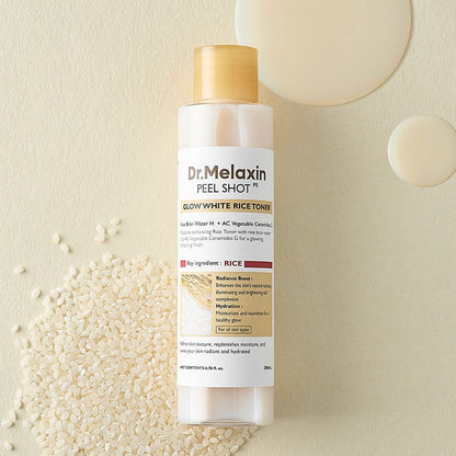 Dr.Melaxin Peel Shot PS Glow White Rice Toner – 200ml